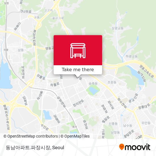 동남아파트.파장시장 map