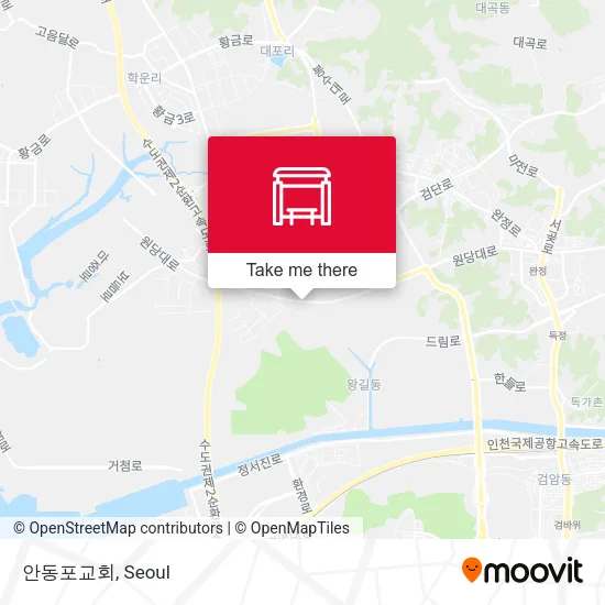 안동포교회 map