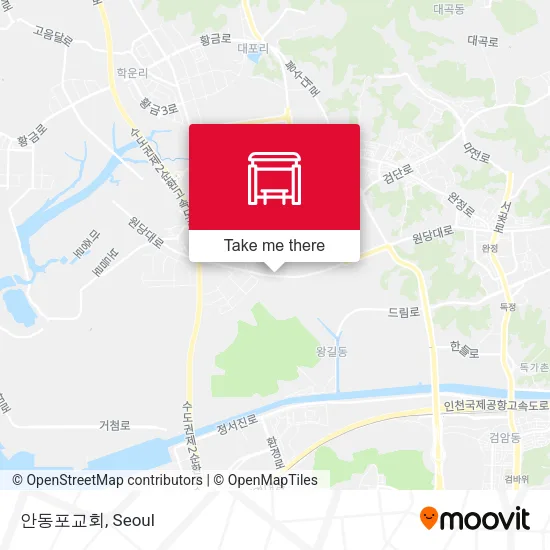 안동포교회 map