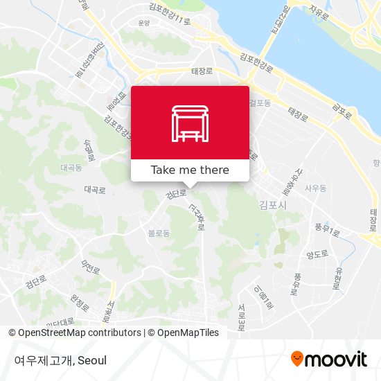 여우제고개 map