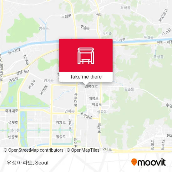 우성아파트 map