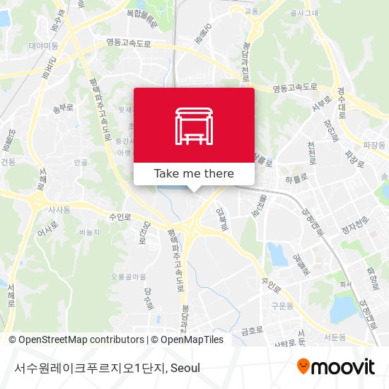 서수원레이크푸르지오1단지 map