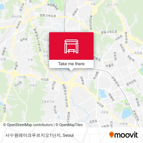 서수원레이크푸르지오1단지 map