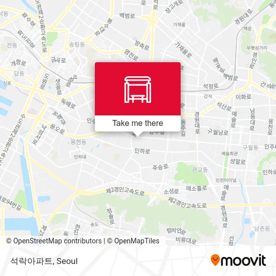 석락아파트 map