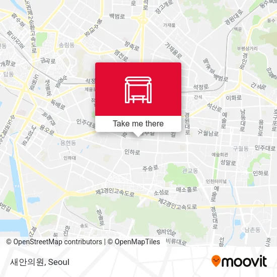 새안의원 map