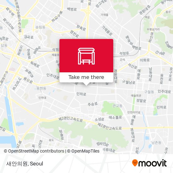 새안의원 map