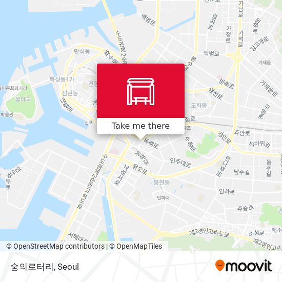 숭의로터리 map