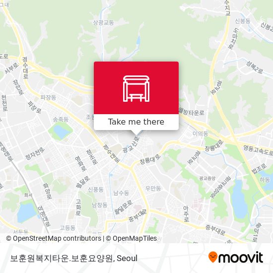 보훈원복지타운.보훈요양원 map