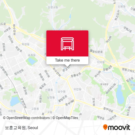 보훈교육원 map