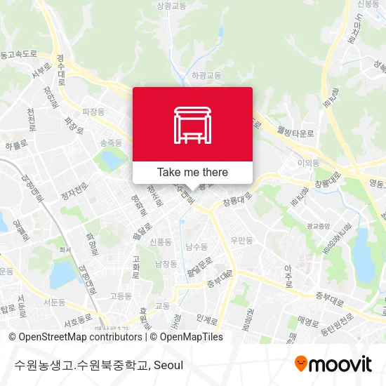 수원농생고.수원북중학교 map