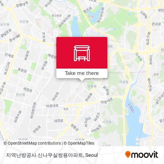 지역난방공사.신나무실쌍용아파트 map