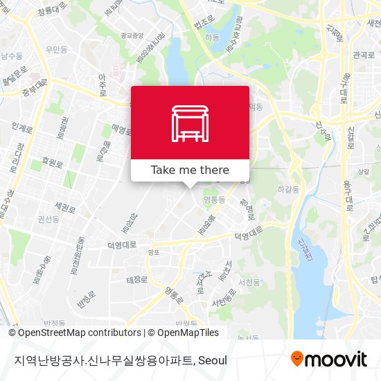 지역난방공사.신나무실쌍용아파트 map