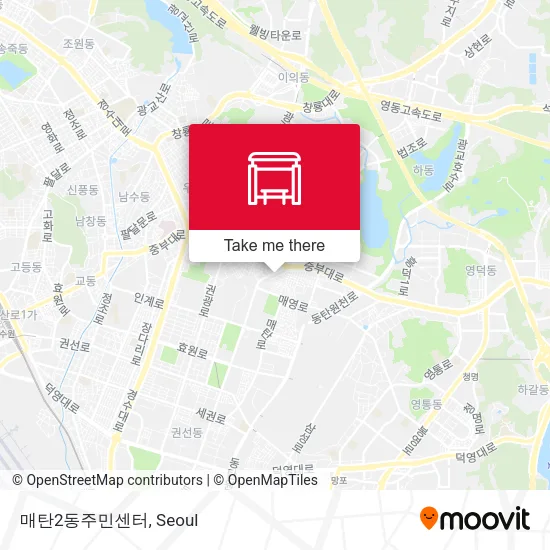 매탄2동주민센터 map