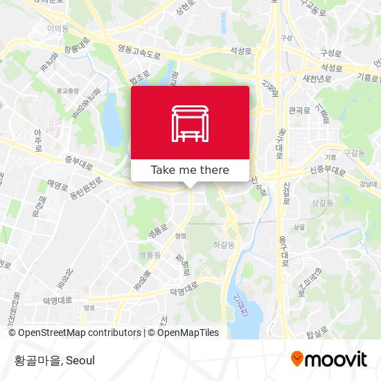 황골마을 map