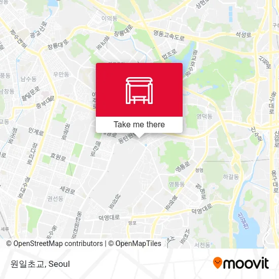 원일초교 map