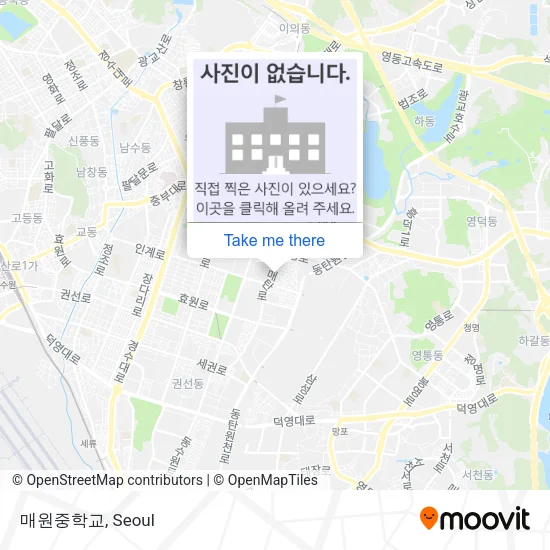 매원중학교 map