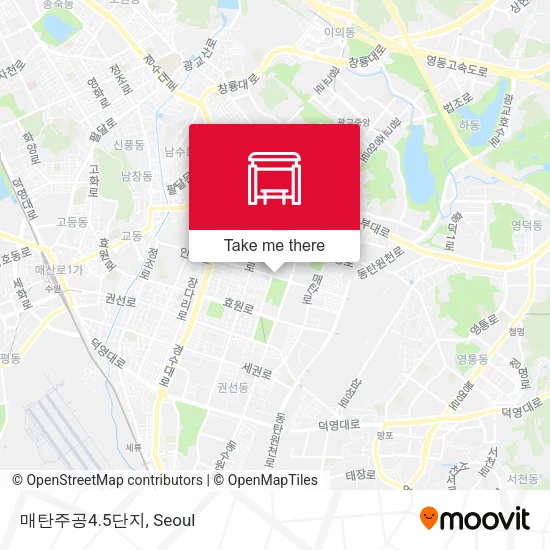 매탄주공4.5단지 map