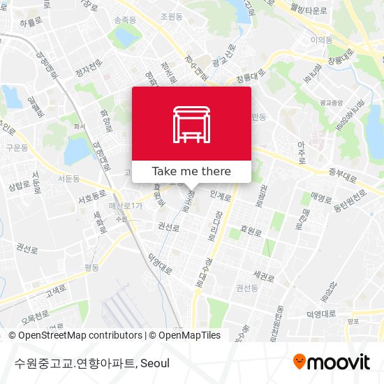 수원중고교.연향아파트 map