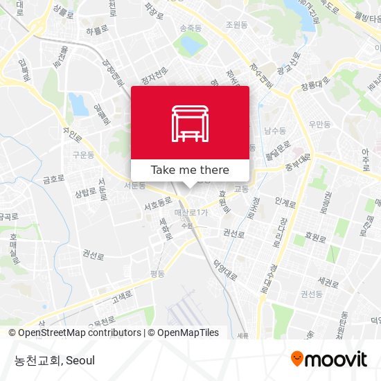 농천교회 map