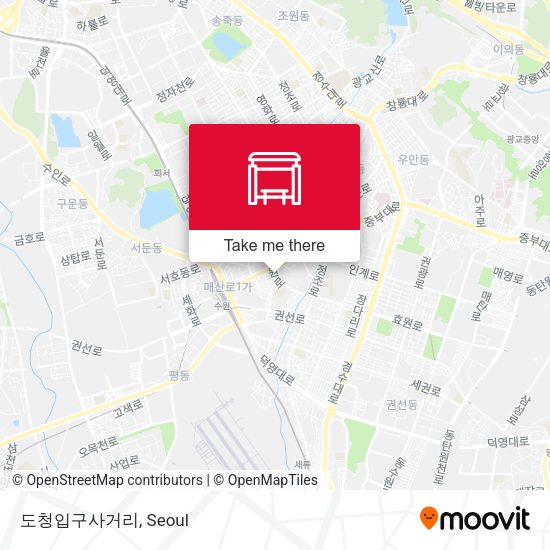 도청입구사거리 map