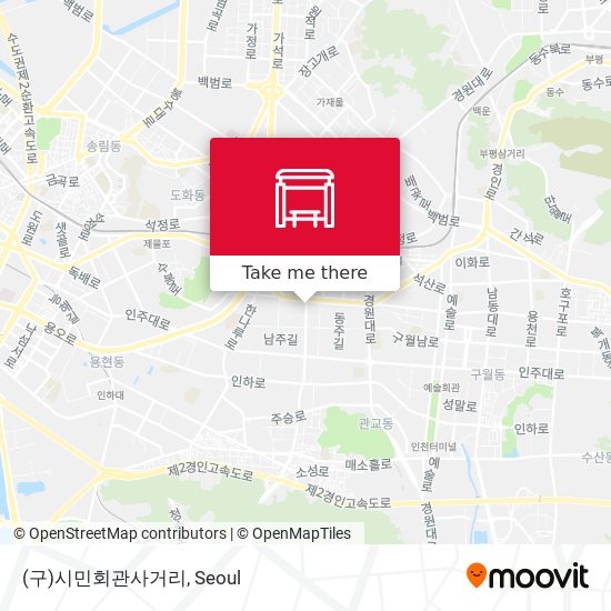 (구)시민회관사거리 map