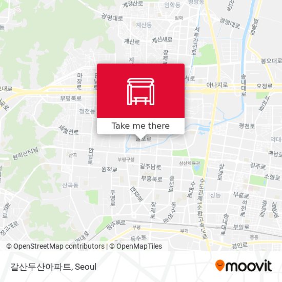 갈산두산아파트 map