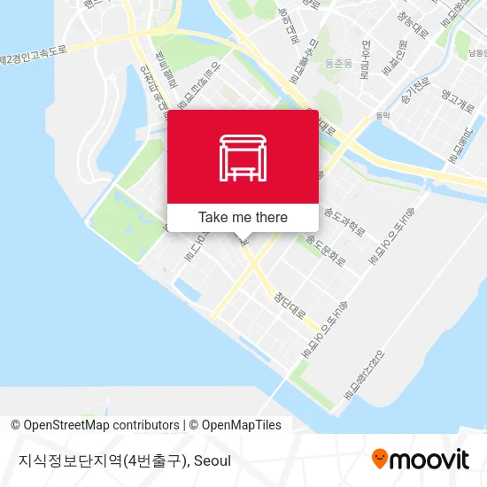 지식정보단지역(4번출구) map