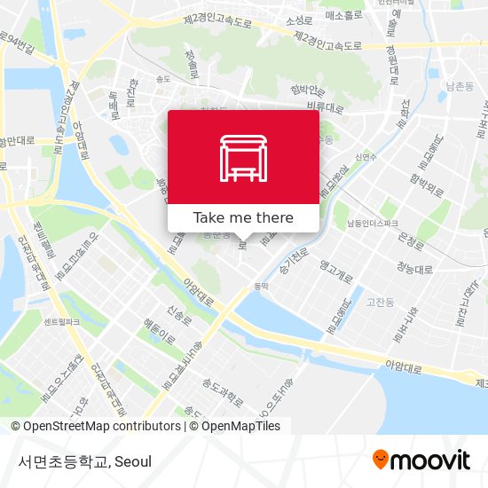 서면초등학교 map