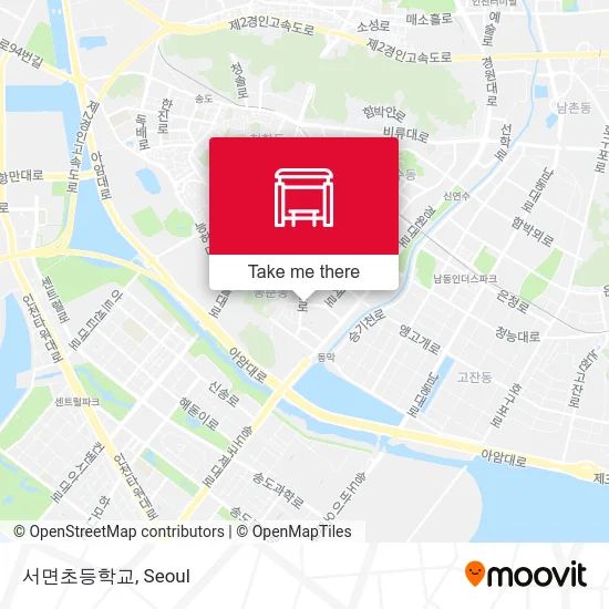 서면초등학교 map