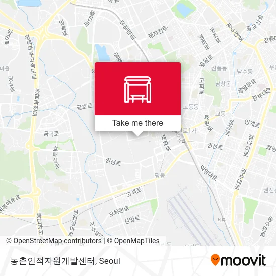농촌인적자원개발센터 map