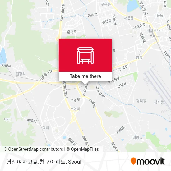 영신여자고교.청구아파트 map