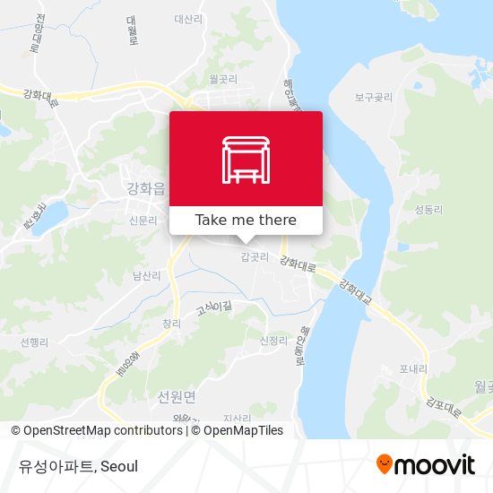 유성아파트 map