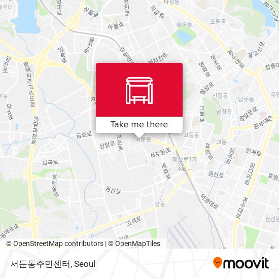 서둔동주민센터 map