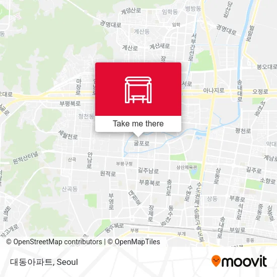 대동아파트 map