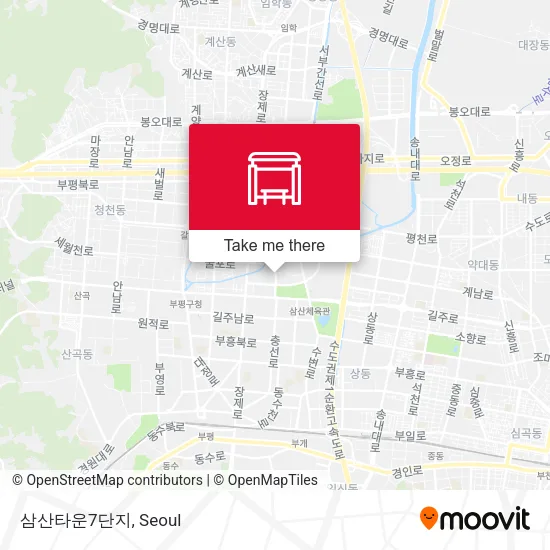 삼산타운7단지 map