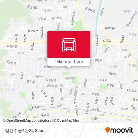 삼산주공4단지 map