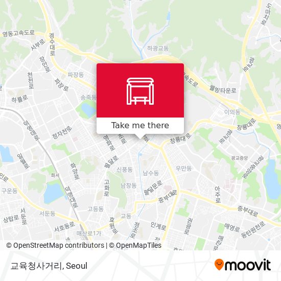 교육청사거리 map