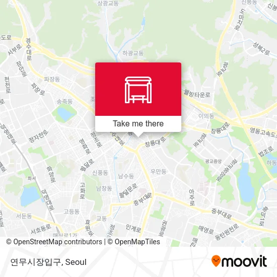연무시장입구 map
