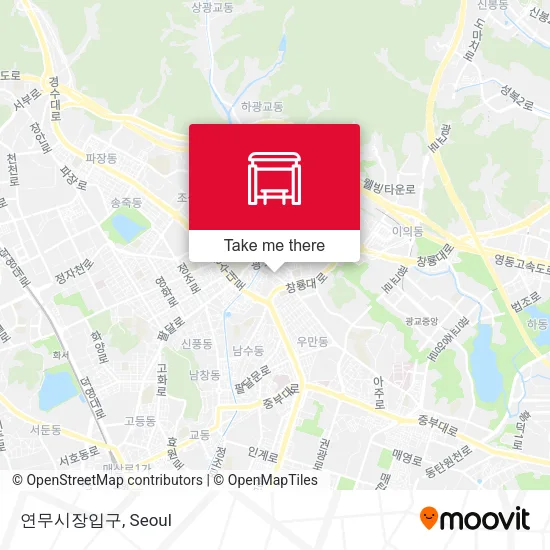 연무시장입구 map