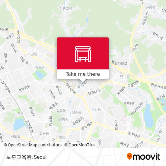보훈교육원 map