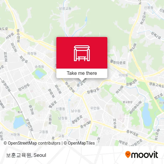 보훈교육원 map