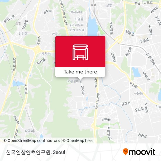 한국인삼연초연구원 map