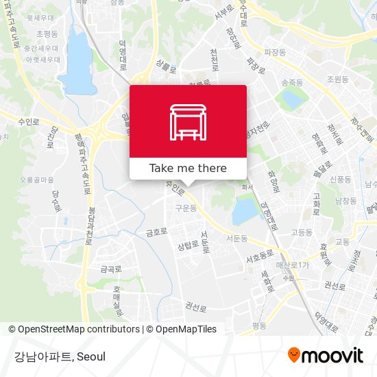 강남아파트 map