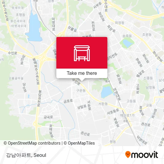 강남아파트 map