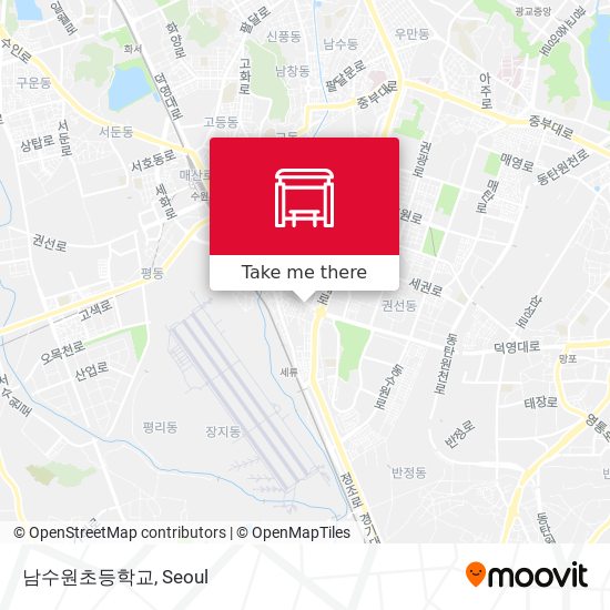 남수원초등학교 map