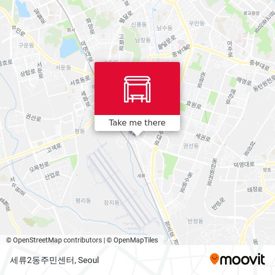 세류2동주민센터 map