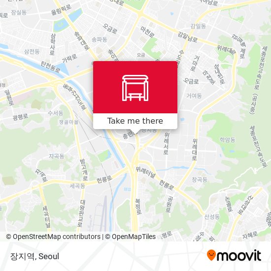 장지역 map