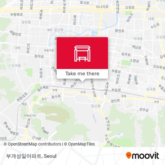부개성일아파트 map
