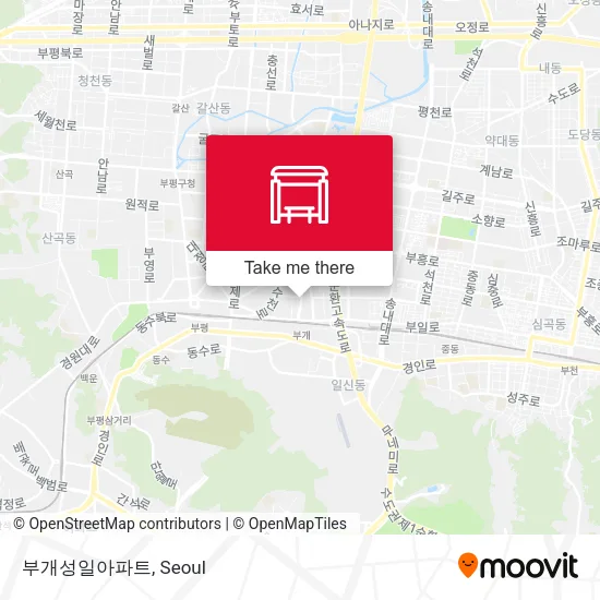 부개성일아파트 map
