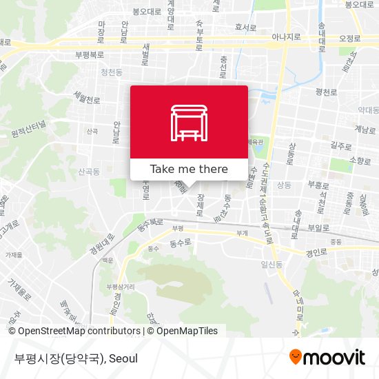 부평시장(당약국) map